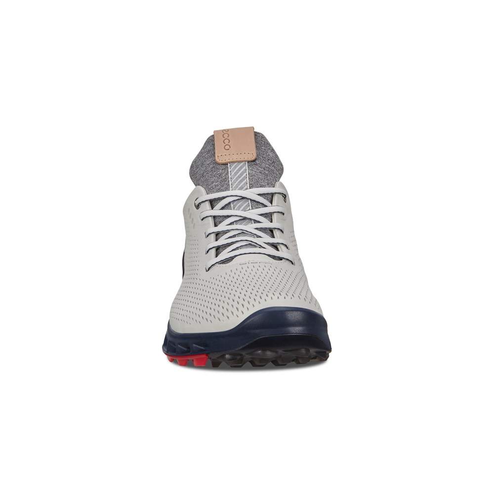 Mens Golf Shoes - ECCO Biom Cool Pro - White/Black/Red - 4605VWBTX